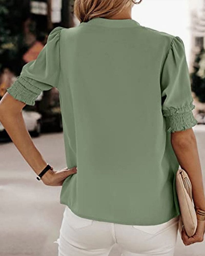 V-Neck Short Sleeve Shirt