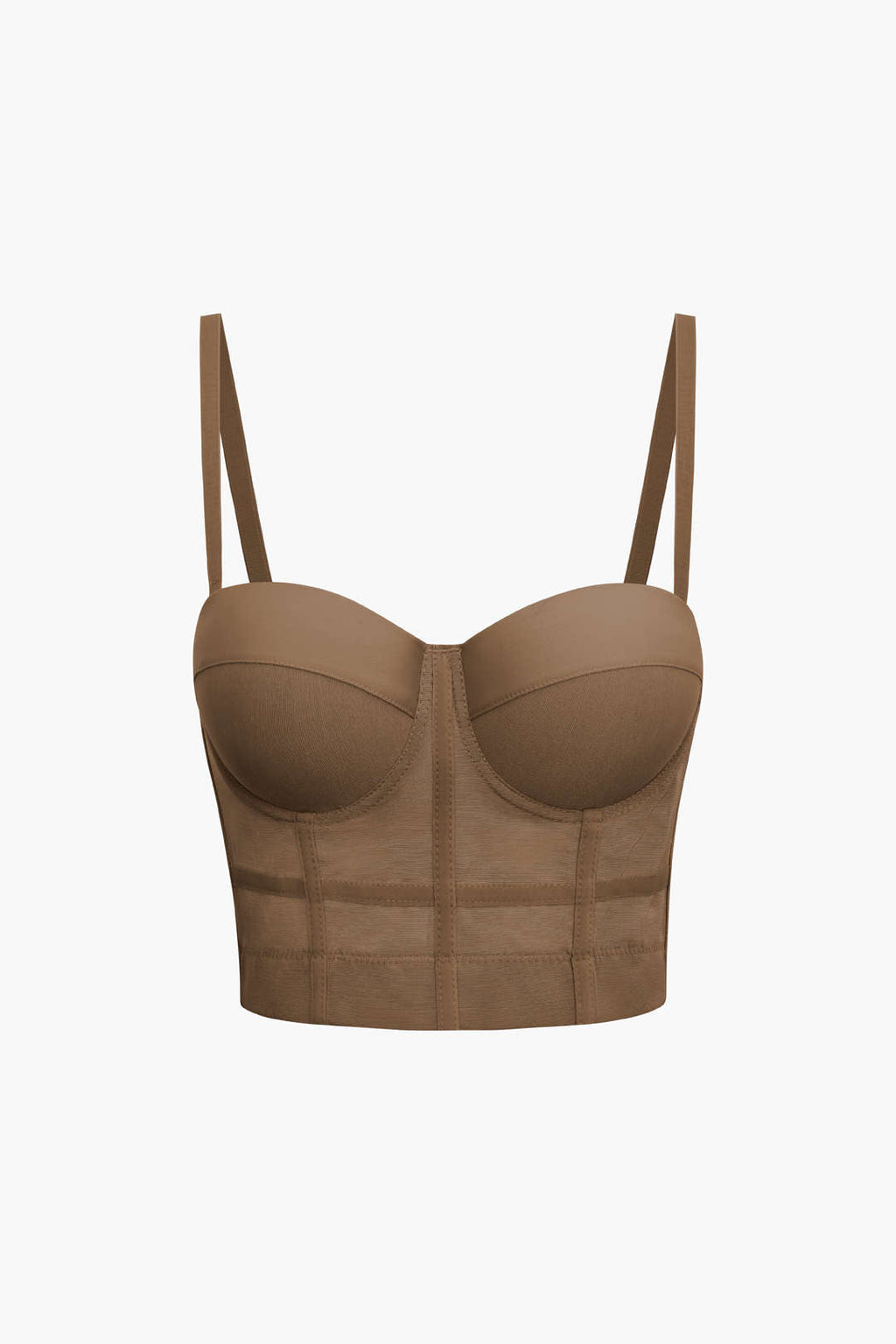 Stützendes Mesh-Bustier-Top