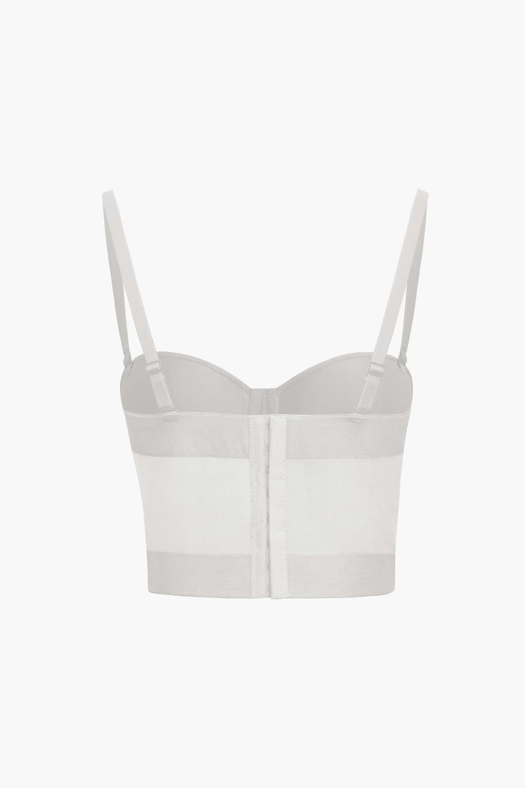 Stützendes Mesh-Bustier-Top