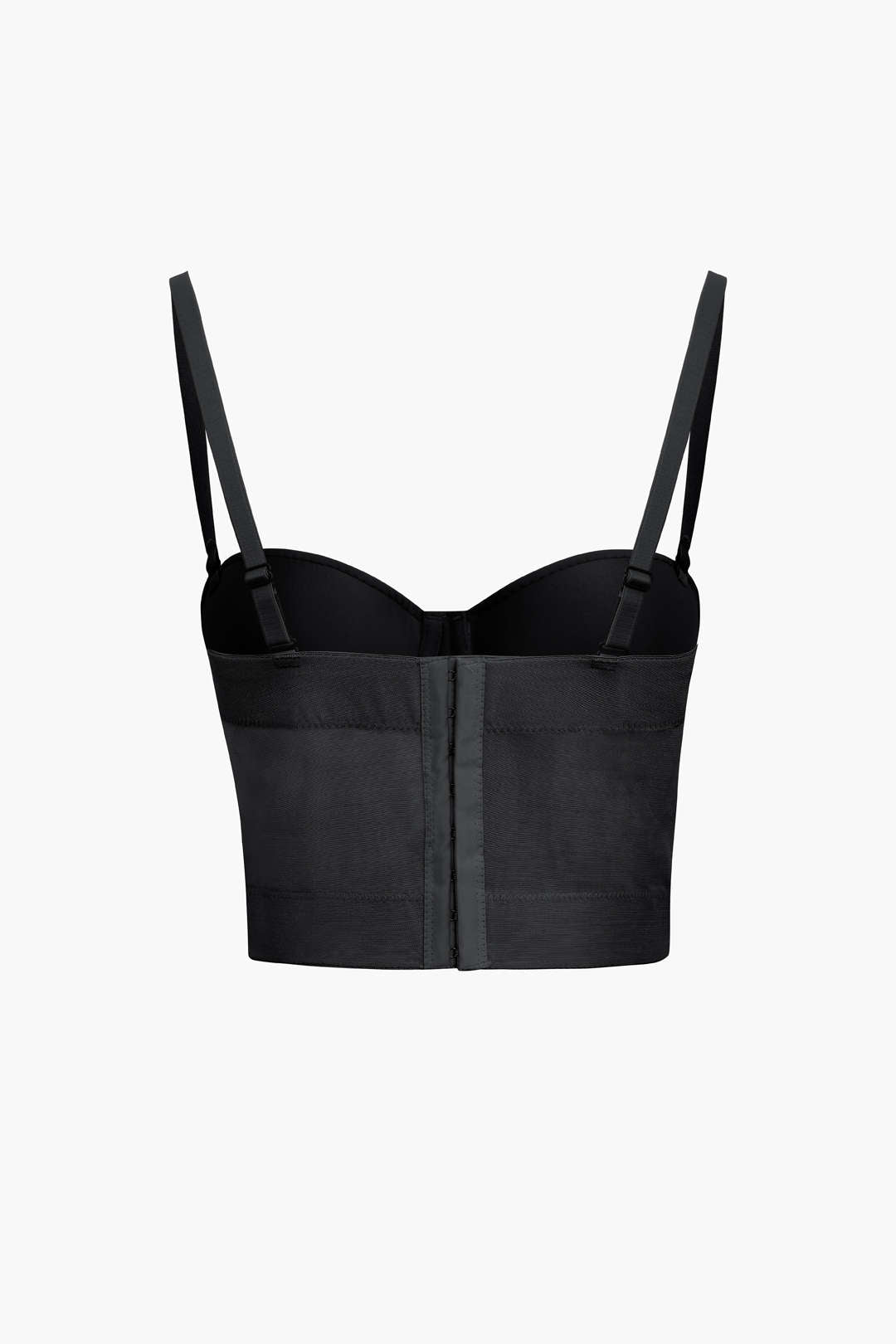 Stützendes Mesh-Bustier-Top