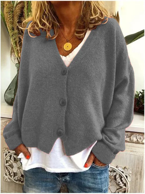 Women's Cotton Button Jacket