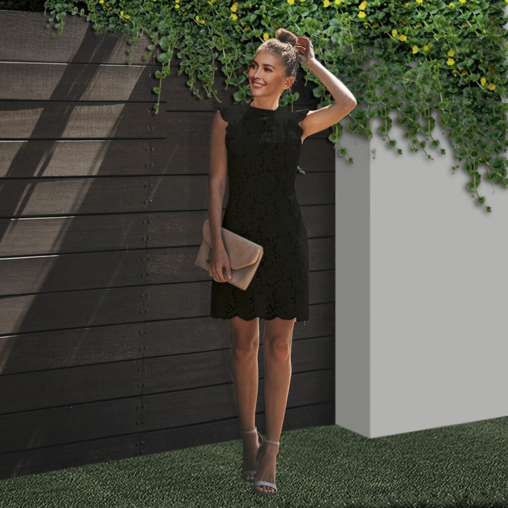 Stilvolles Abendkleid aus Spitze