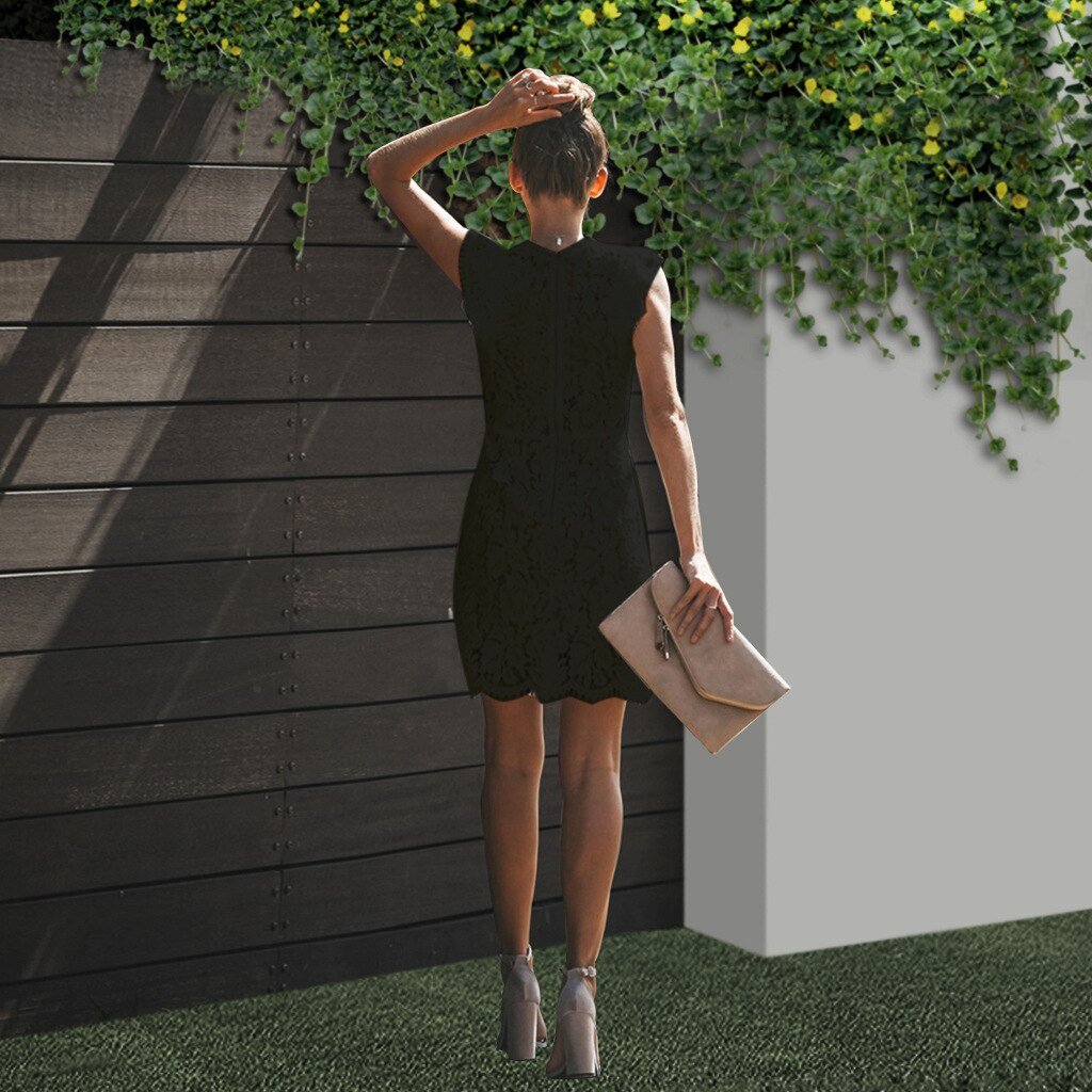 Stilvolles Abendkleid aus Spitze