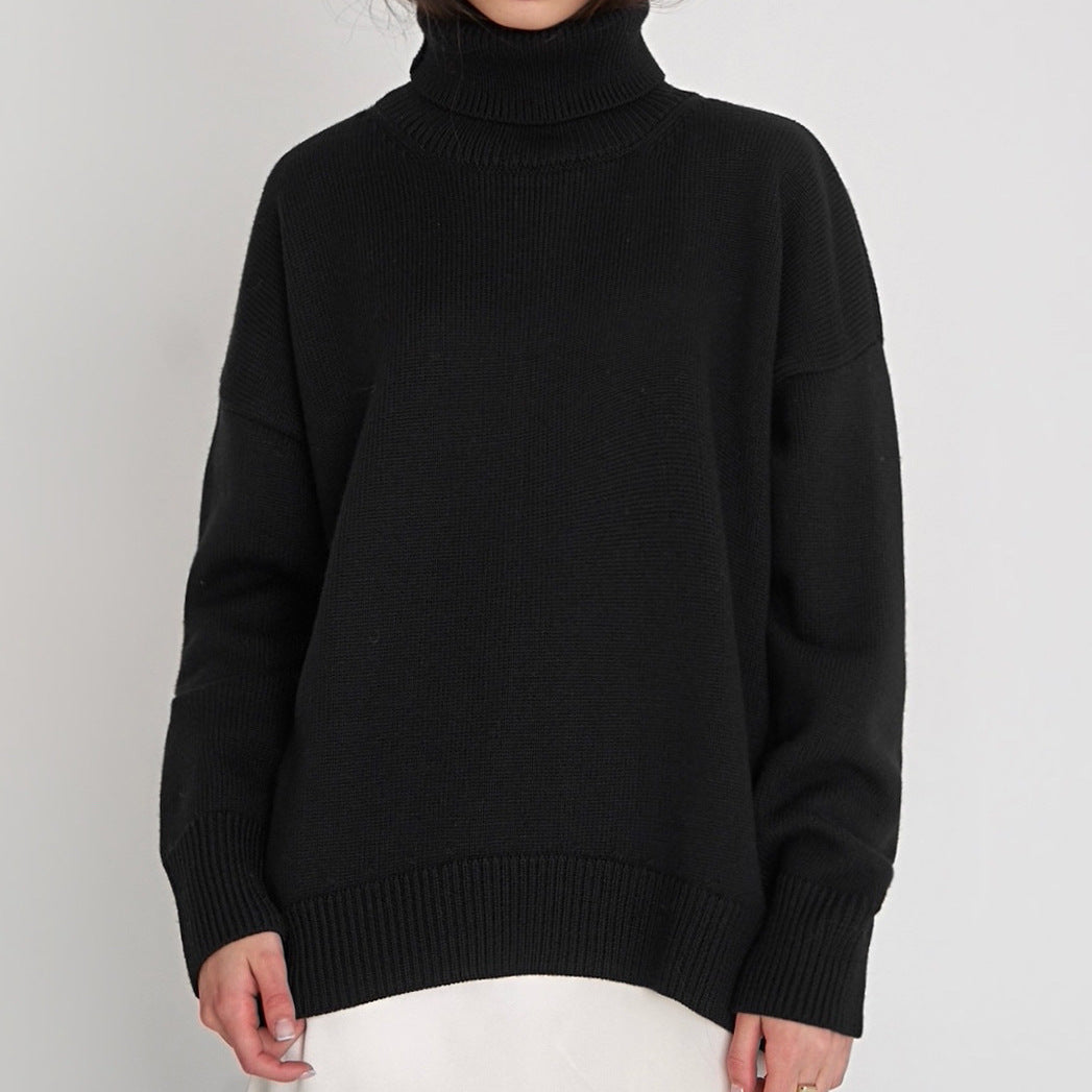 Kuscheliger, extragroßer Damen-Rollkragenpullover - Must-Have Strickpullover