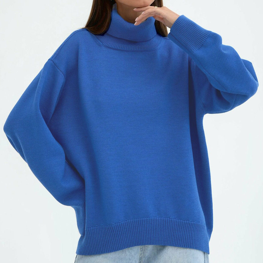 Kuscheliger, extragroßer Damen-Rollkragenpullover - Must-Have Strickpullover