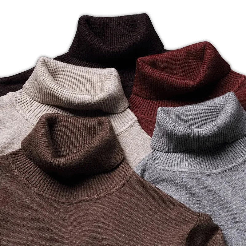Turtleneck Sweater Made from Pure Cotton