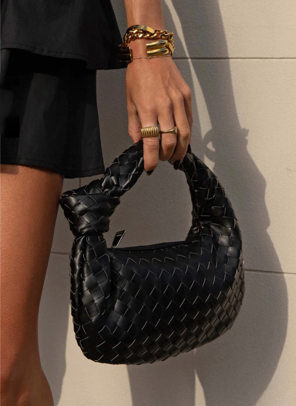 Stylish Braided Handbag