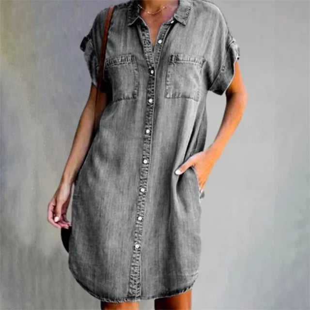 Sommerbrise Kollektion: Dagen Denimkleid