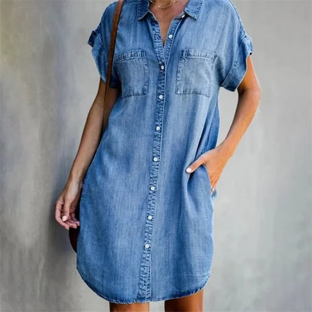 Sommerbrise Kollektion: Dagen Denimkleid