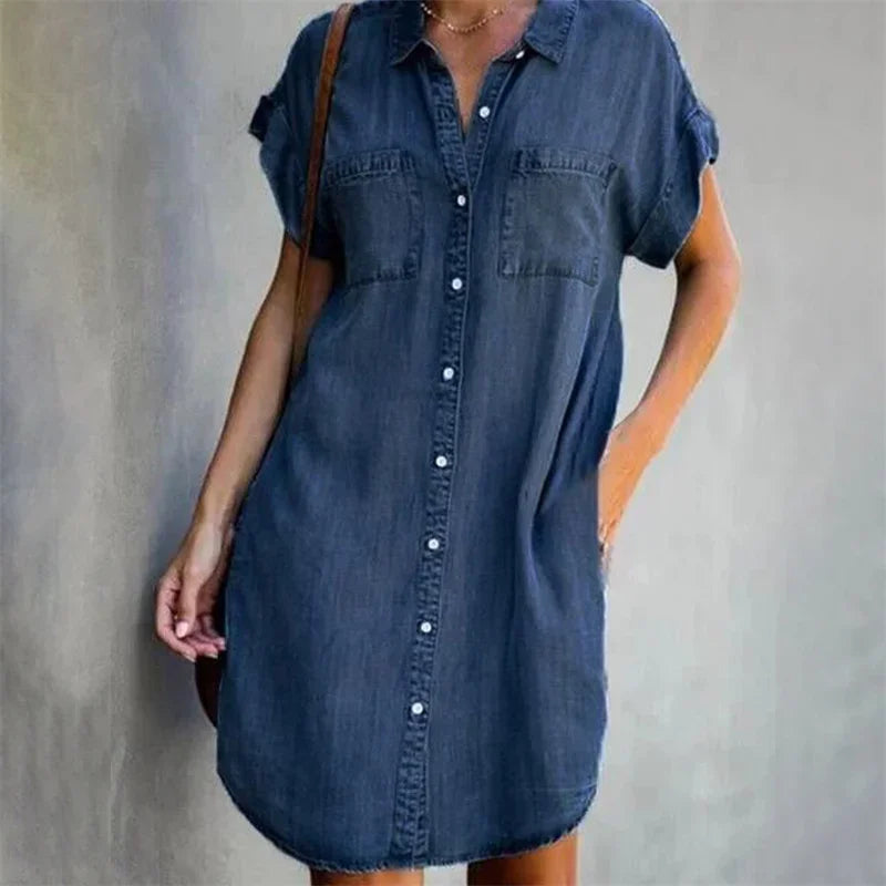Sommerbrise Kollektion: Dagen Denimkleid