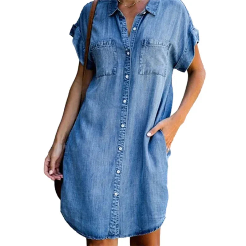 Sommerbrise Kollektion: Dagen Denimkleid