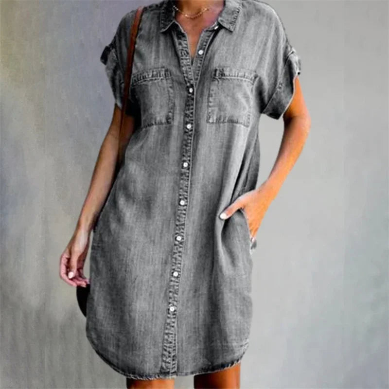 Sommerbrise Kollektion: Dagen Denimkleid