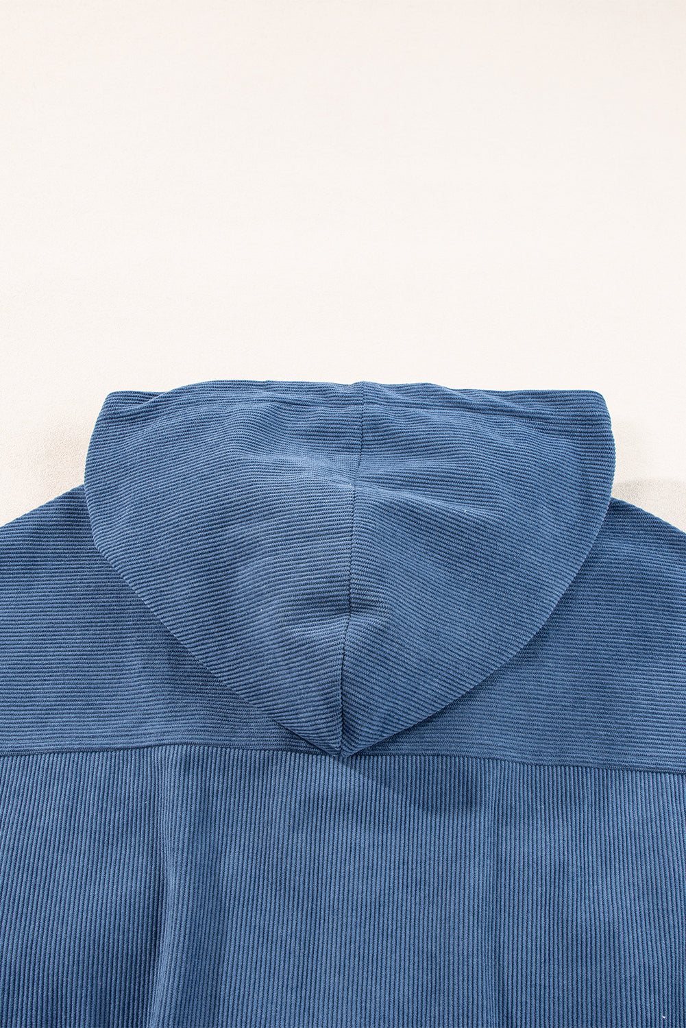 Hoodie in Teal mit verstellbarem Kordelzug