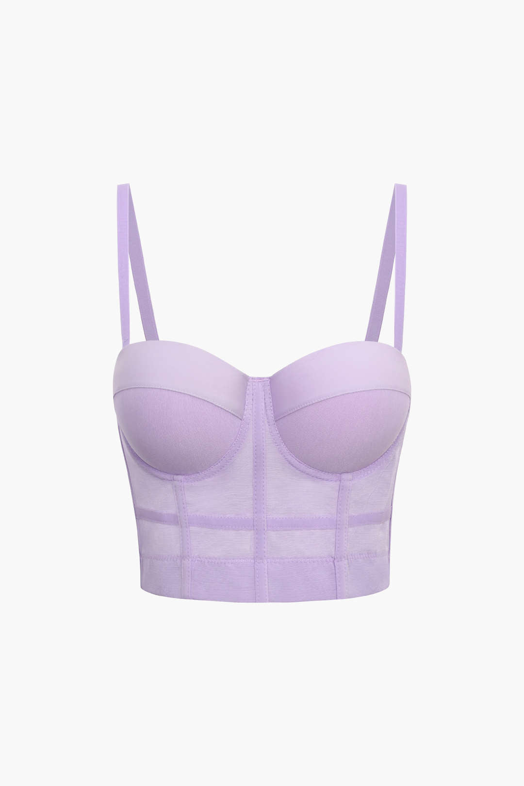 Stützendes Mesh-Bustier-Top