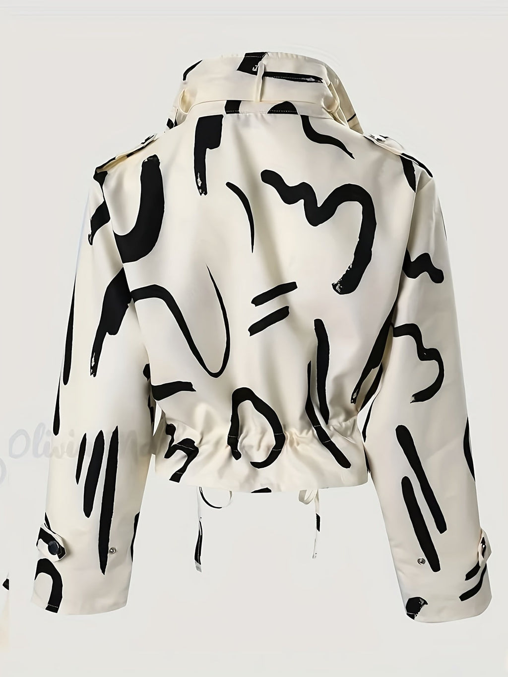 Trendige Damenjacke mit Stehkragen