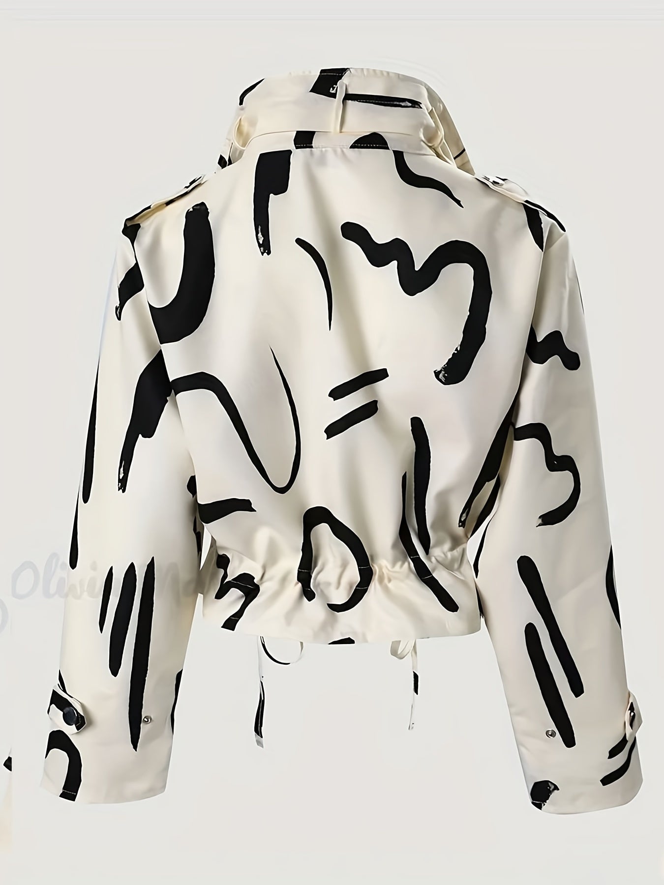 Trendige Damenjacke mit Stehkragen