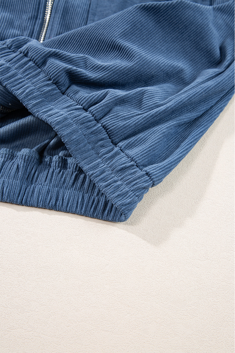 Hoodie in Teal mit verstellbarem Kordelzug