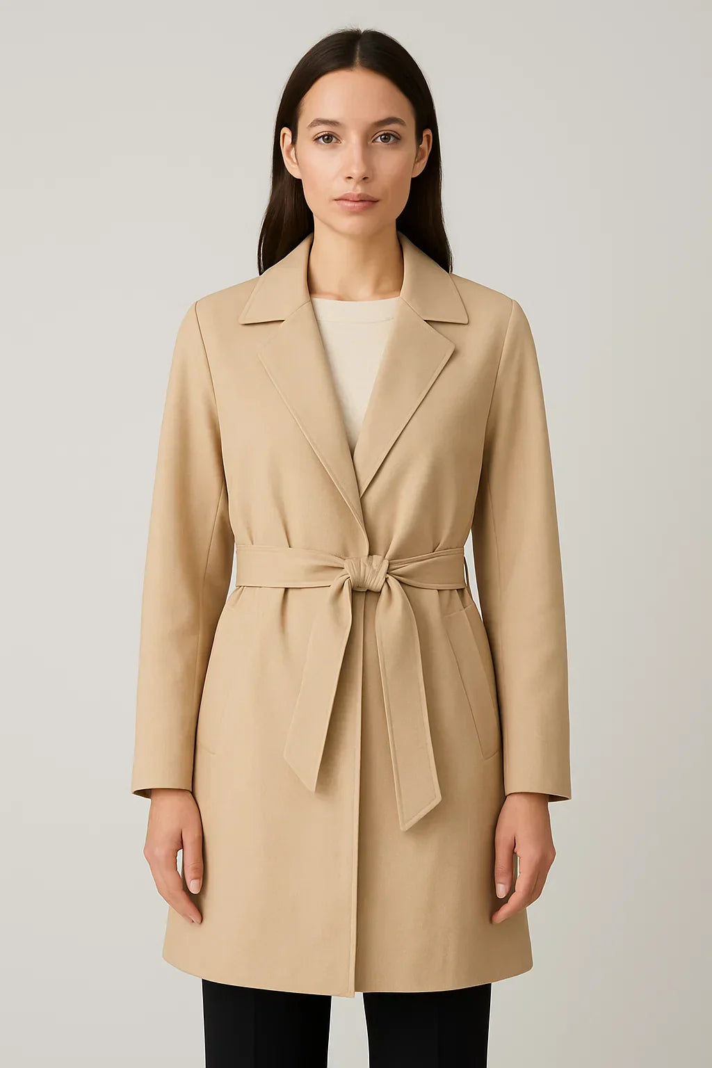 Talia - Leichter Trenchcoat mit Gürtel in der Taille